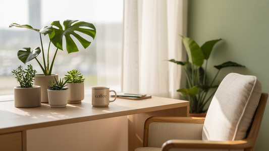 Pflanzen am Arbeitsplatz: Mehr Energie und Fokus für Hochsensible